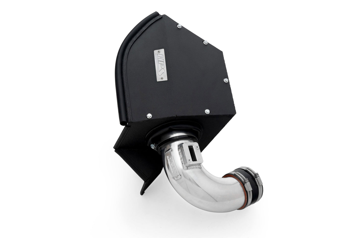 HPS Performance Air Intake Kit with Heat Shield, Polished, 827-770P