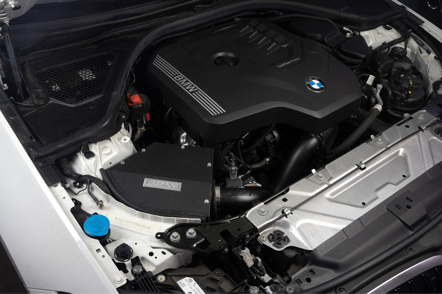 HPS Performance Air Intake Kit with Heat Shield, Black, 827-770WB