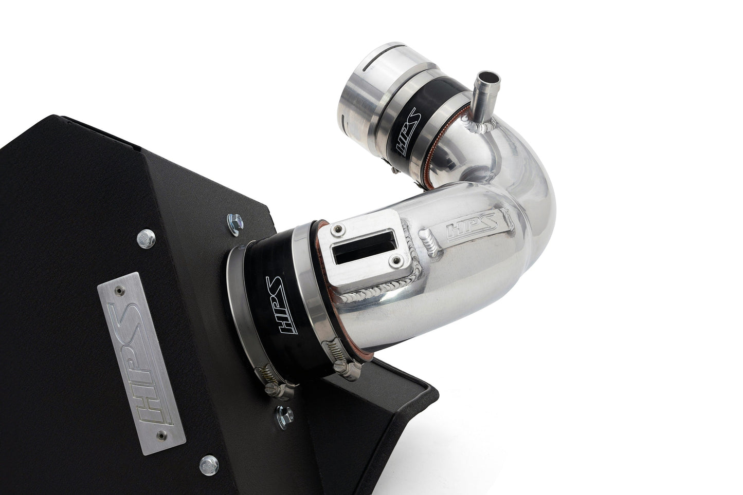 HPS Performance Air Intake Kit with Heat Shield, Polished, 827-771P