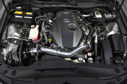 HPS Performance Air Intake Kit with Heat Shield, Polished, 2021-2025 Lexus IS300 2.0L Turbo