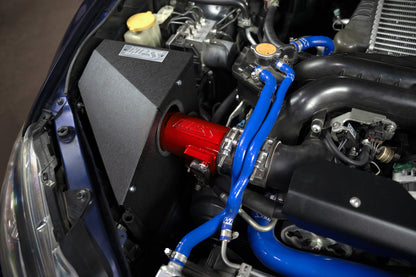 HPS Performance Air Intake Kit with Heat Shield, Red, 08-14 Subaru WRX/ WRX STI/ 09-10 Subaru Impreza 2.5 GT 2.5L Turbo