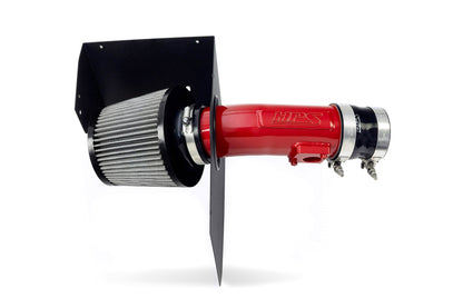HPS Performance Air Intake Kit with Heat Shield, Red, 08-14 Subaru WRX/ WRX STI/ 09-10 Subaru Impreza 2.5 GT 2.5L Turbo