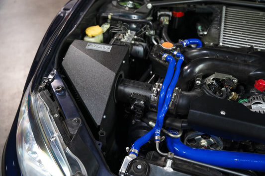 HPS Performance Air Intake Kit with Heat Shield, Black, 08-14 Subaru WRX/ WRX STI/ 09-10 Subaru Impreza 2.5 GT 2.5L Turbo