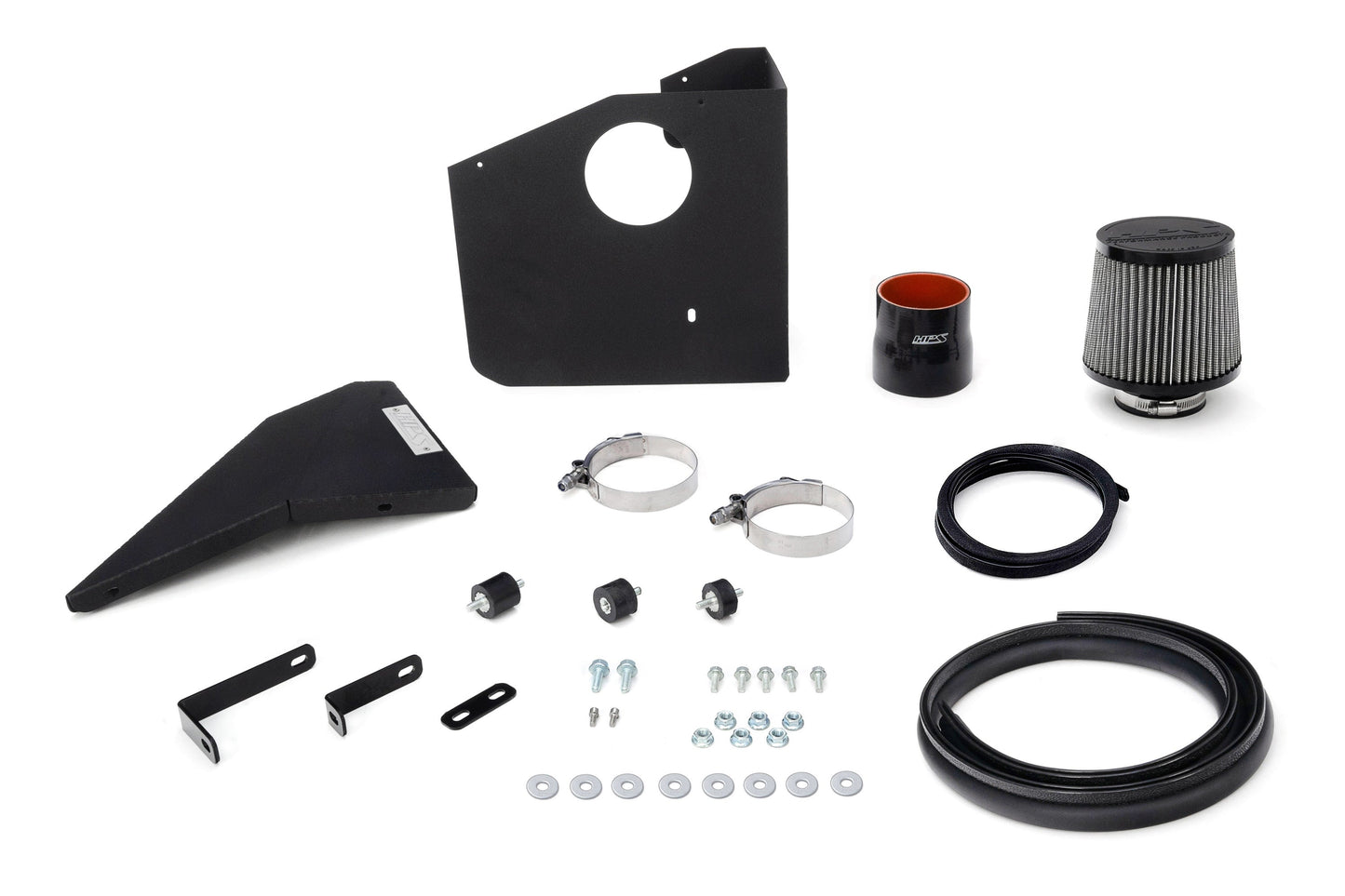 HPS Performance Air Intake Kit with Heat Shield, Red, 08-14 Subaru WRX/ WRX STI/ 09-10 Subaru Impreza 2.5 GT 2.5L Turbo