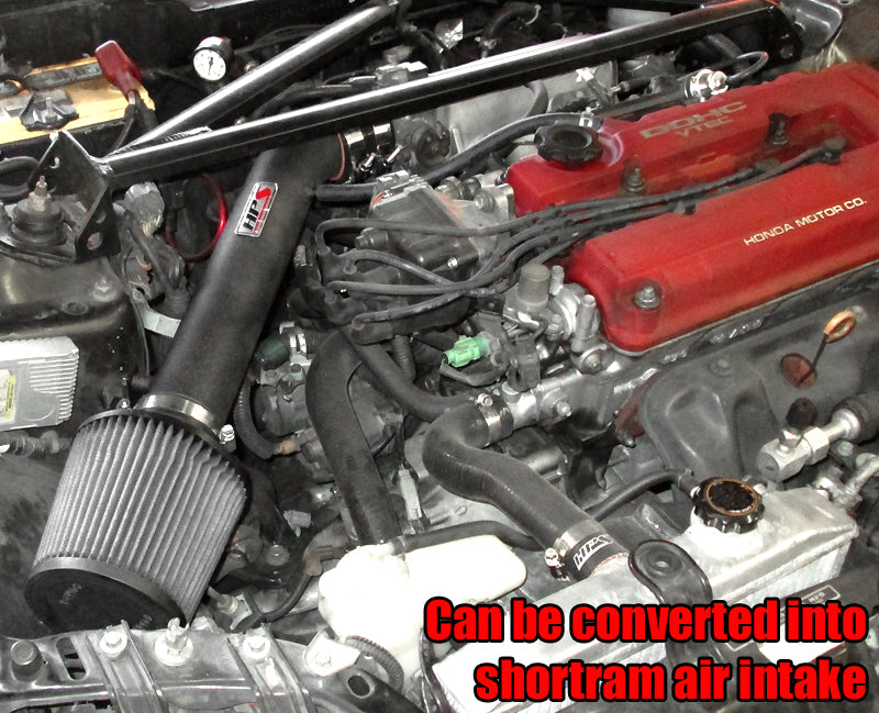 HPS Performance Cold Air Intake Kit, Red, 1992-1995 Honda Civic SOHC D Series / DOHC B Series