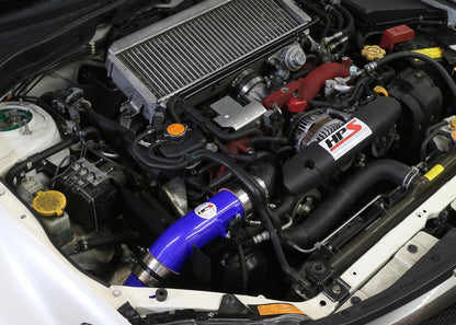 HPS Performance Cold Air Intake Kit, Blue, 2008-2014 Subaru WRX/ WRX STI 2.5L Turbo