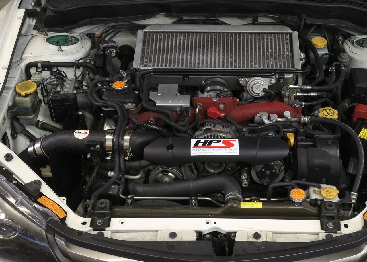 HPS Performance Cold Air Intake Kit, Black, 2008-2014 Subaru WRX/ WRX STI 2.5L Turbo