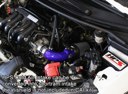 HPS Performance Cold Air Intake Kit, Blue, 2015-2020 Honda Fit 1.5L Manual Trans.