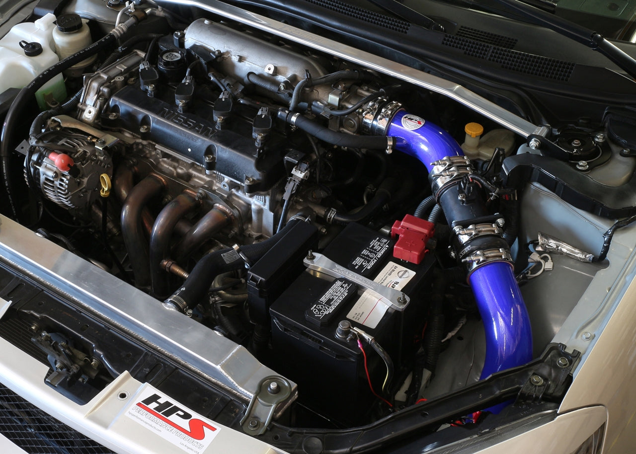 HPS Performance Cold Air Intake Kit, Blue, 2002-2006 Nissan Altima 2.5L 4Cyl