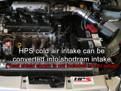 HPS Performance Cold Air Intake Kit, Polished, 837-570P