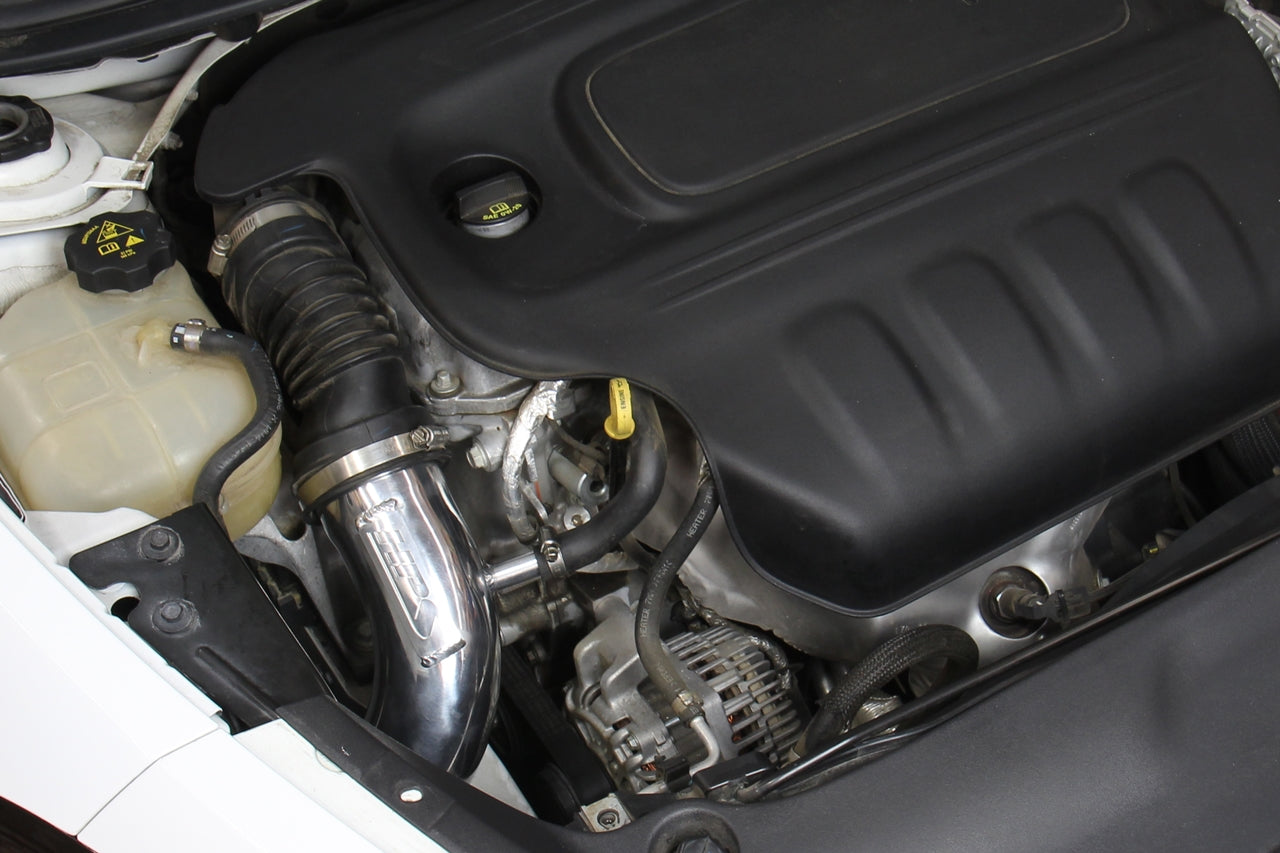 HPS Performance Cold Air Intake Kit, Polished, 2013-2016 Dodge Dart 2.4L Non Turbo