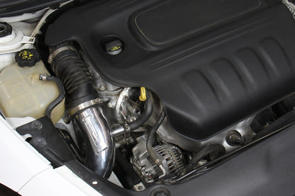 HPS Performance Cold Air Intake Kit, Polished, 2013-2016 Dodge Dart 2.4L Non Turbo