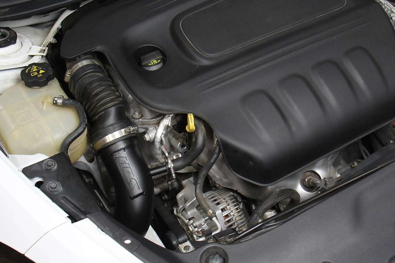 HPS Performance Cold Air Intake Kit, Black, 2013-2016 Dodge Dart 2.4L Non Turbo