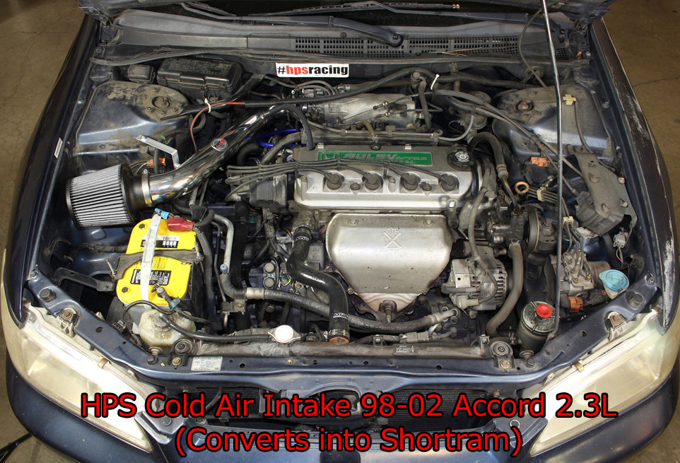 HPS Performance Cold Air Intake Kit, Black, 1998-2002 Honda Accord 2.3L DX EX LX VP SE