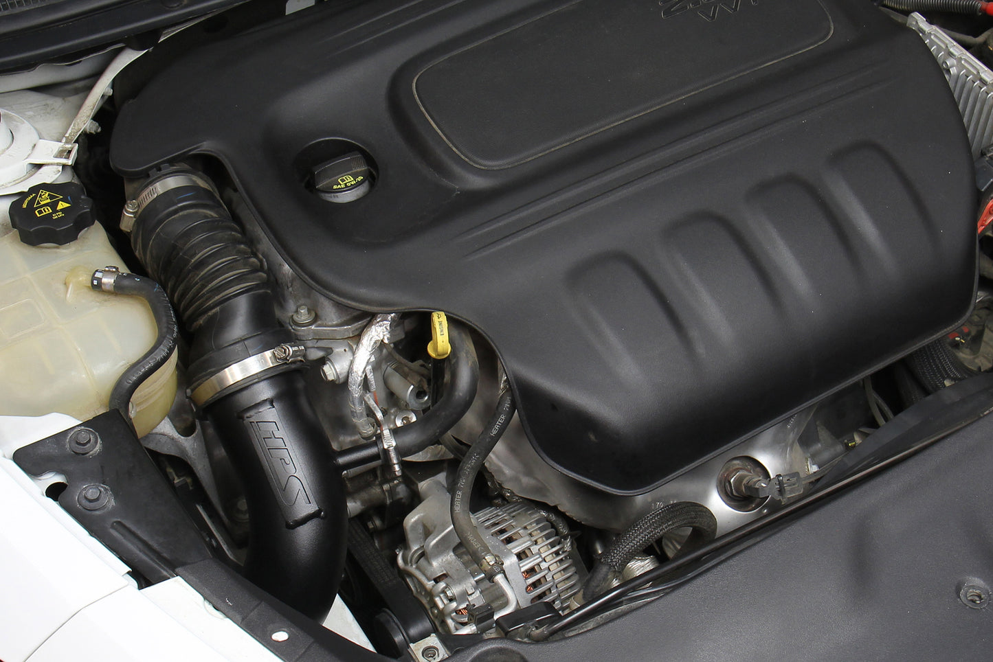 HPS Performance Cold Air Intake Kit, Black, 2013-2016 Dodge Dart 2.0L Non Turbo