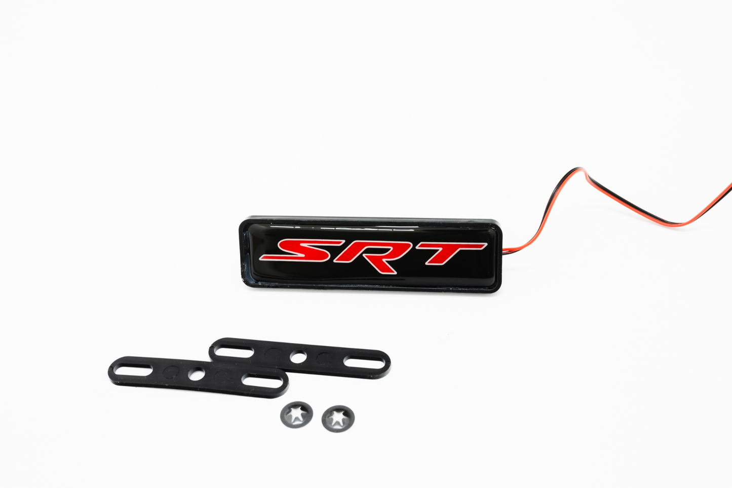 Dodge SRT LED Light Car Front Grille Name Badge Illuminated Emblem