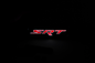 Dodge SRT LED Light Car Front Grille Name Badge Illuminated Emblem