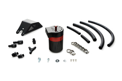 HPS Performance Billet Aluminum Oil Catch Can Kit, 2008-2014 Subaru WRX/ 2.5GT 2.5L Turbo