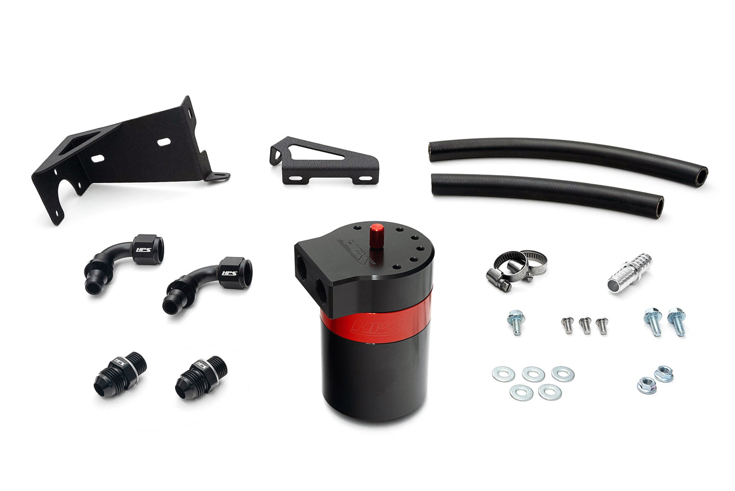 HPS Performance Billet Aluminum Oil Catch Can Kit 2010-2023 Lexus GX460 4.6L V8