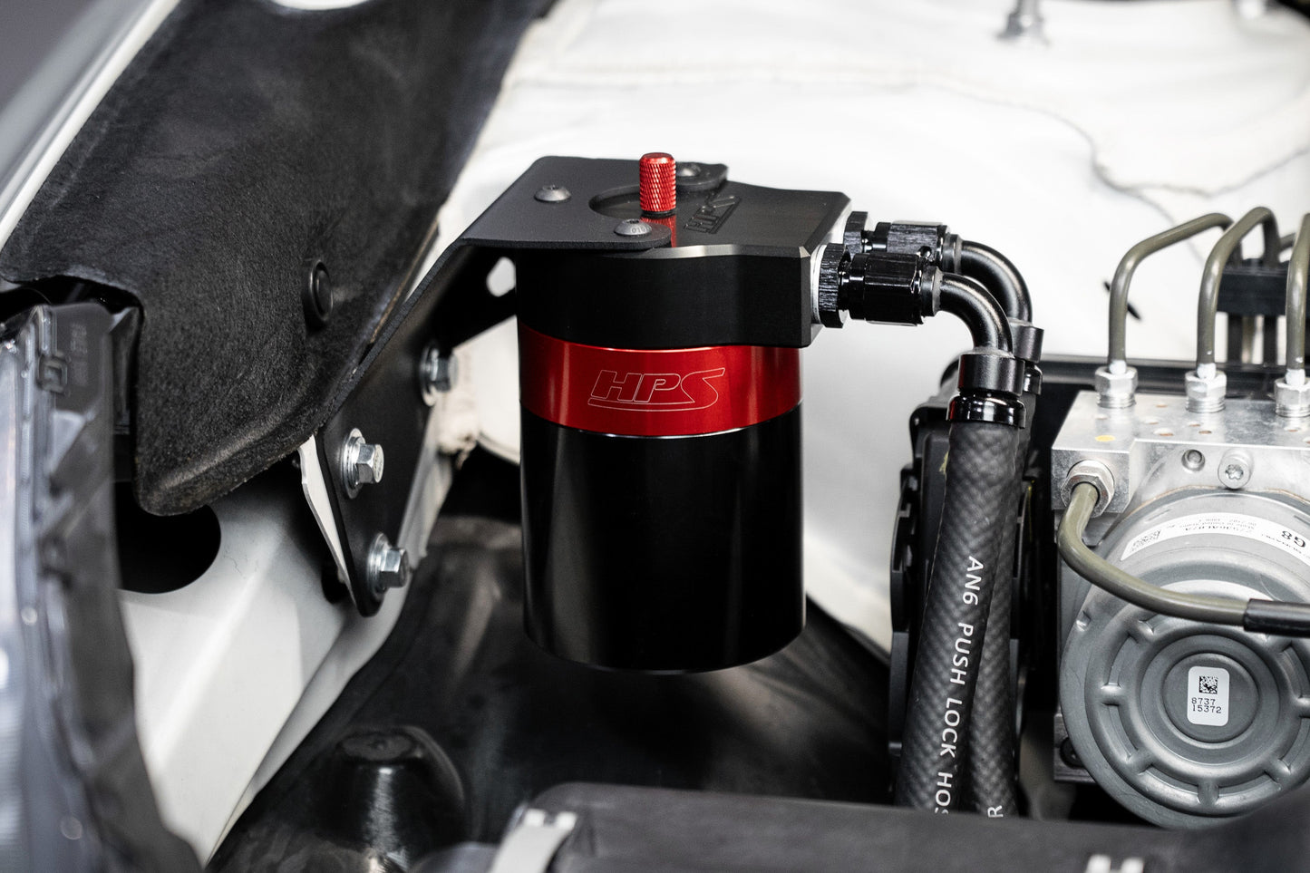 HPS Performance Billet Aluminum Oil Catch Can Kit, 2015-2019 Subaru Legacy/ Outback 2.5L Naturally Aspirated