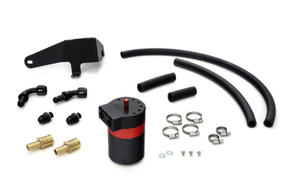 HPS Performance Billet Aluminum Oil Catch Can Kit, 2022-2024 Subaru WRX 2.4L Turbo