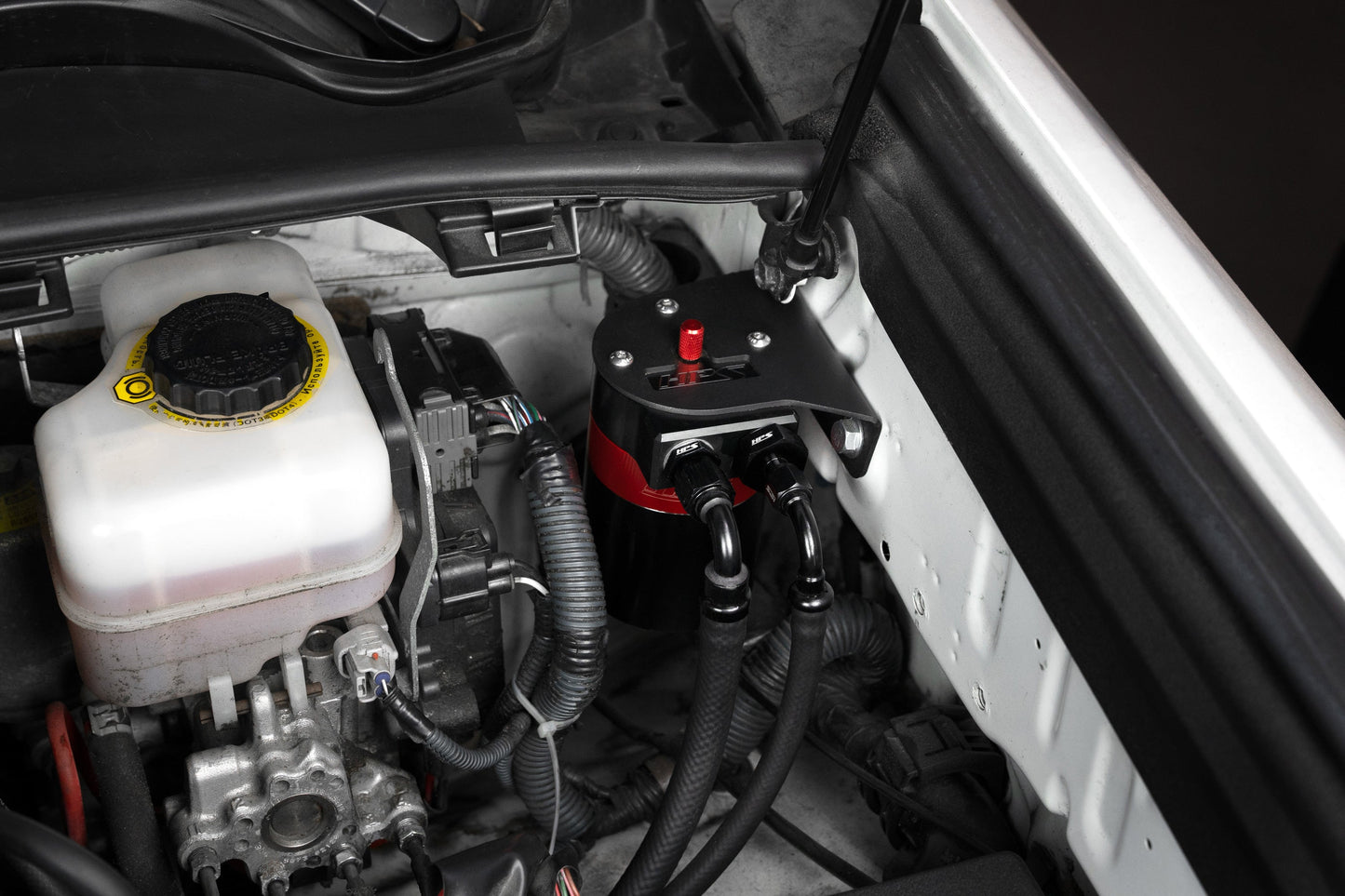 HPS Performance Billet Aluminum Oil Catch Can Kit, 2010-2024 Toyota 4Runner 4.0L V6