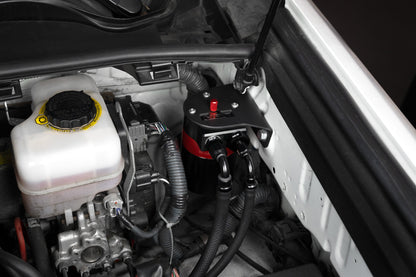 HPS Performance Billet Aluminum Oil Catch Can Kit, 2010-2024 Toyota 4Runner 4.0L V6