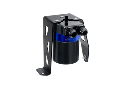 HPS Performance Black/Blue 147ML Oil Catch Can w/Mount Bracket For 24-26 Toyota Land Cruiser J250 / Tacoma N400 2.4L Turbo