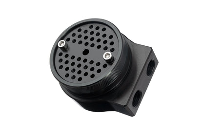 HPS Performance Black/Blue 147ML Oil Catch Can w/Mount Bracket For 24-26 Toyota Land Cruiser J250 / Tacoma N400 2.4L Turbo