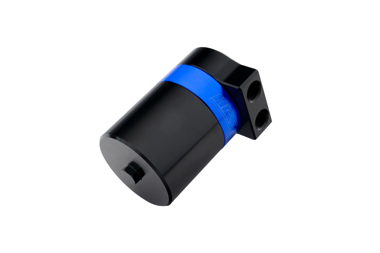 HPS Performance Black/Blue 147ML Oil Catch Can w/Mount Bracket For 24-26 Toyota Land Cruiser J250 / Tacoma N400 2.4L Turbo