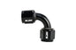 HPS Performance 90 Degree AN -8 Female to Female Swivel Coupling Adapter Aluminum Black