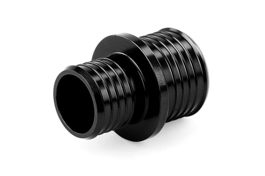 HPS 1 inch - 1-1/8 inch 25mm - 28mm Billet 6061 Aluminum Joiner Hose Union Connector Black