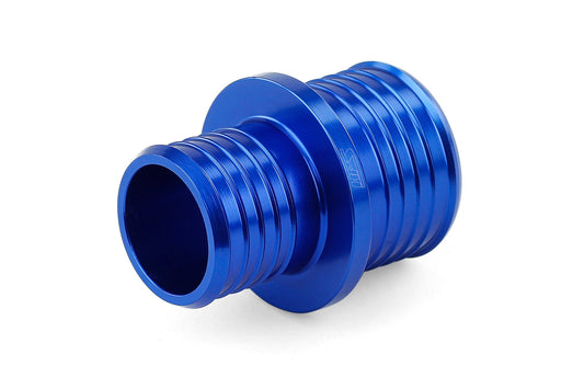HPS 1 inch - 1-1/4 inch 25mm - 32mm Billet 6061 Aluminum Joiner Hose Union Connector Blue