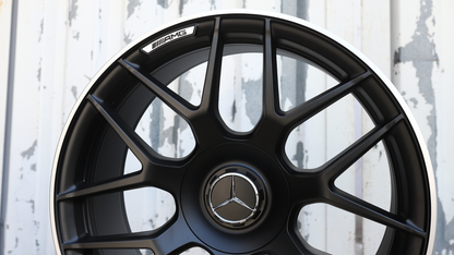 20x8.5"/20x9.5" Matte Black Mercedes Benz AMG Style Wheels (5x112) Fits W213 W212 W205 W222