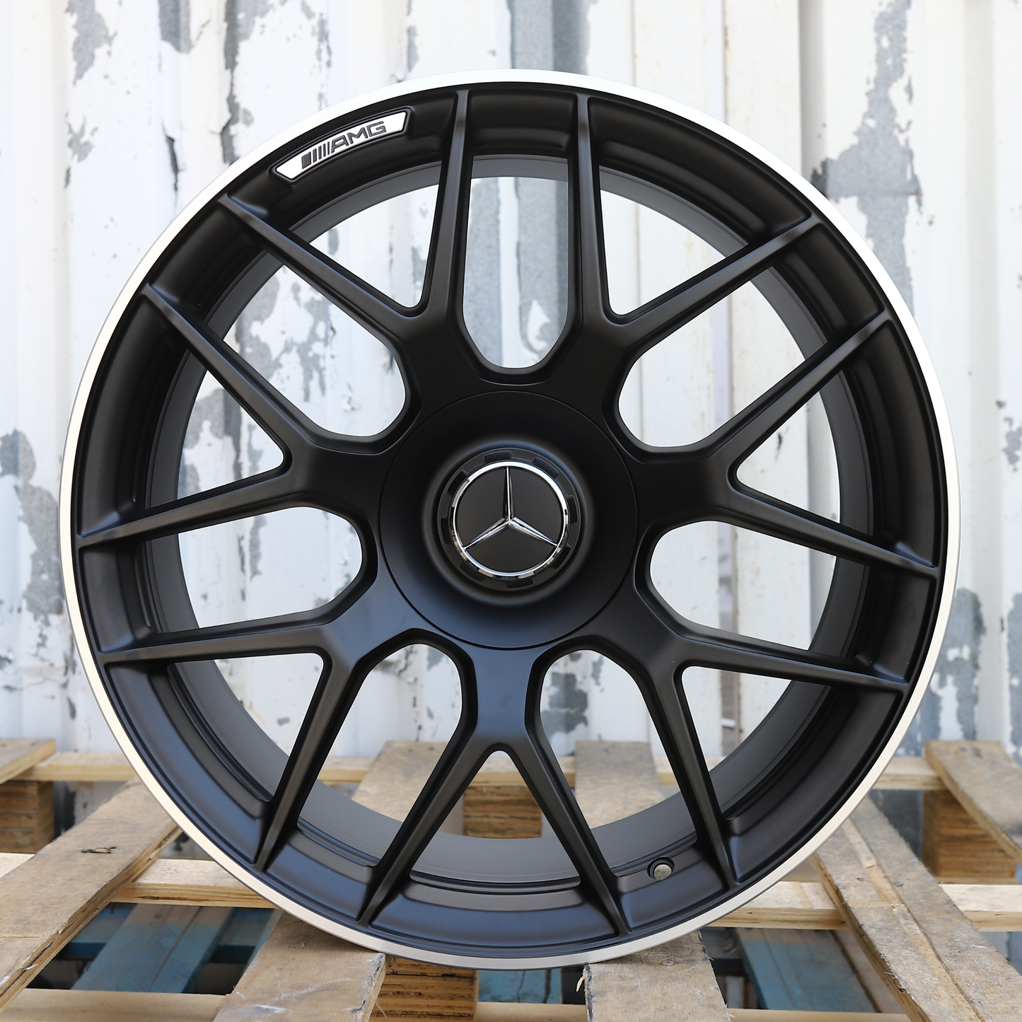 20x8.5"/20x9.5" Matte Black Mercedes Benz AMG Style Wheels (5x112) Fits W213 W212 W205 W222