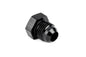 HPS Performance -4 AN Fittings Plug AN Male 37 Degree Flare Aluminum Black
