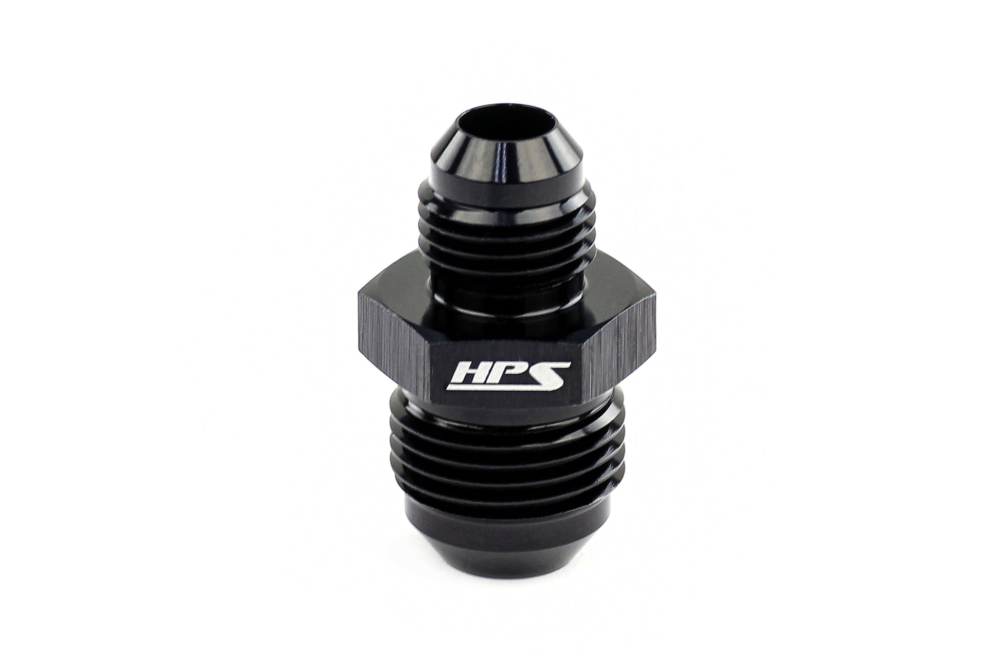 HPS Performance AN -12 to AN -6 Male To Male Reducer Union Coupler Adapter Aluminum Black