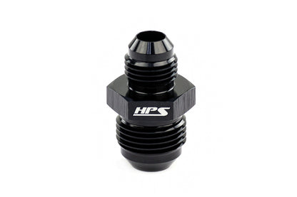 HPS Performance AN -12 to AN -6 Male To Male Reducer Union Coupler Adapter Aluminum Black