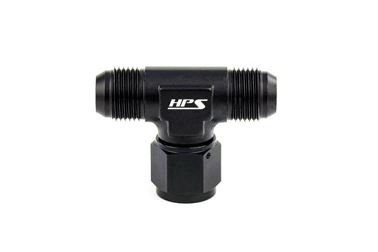 HPS Performance AN-12 Aluminum Tee Adapter with Female on Side AN9251-12