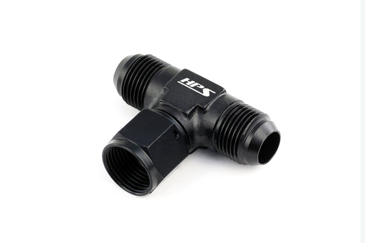 HPS Performance AN-8 Aluminum Tee Adapter with Female on Side AN9251-8