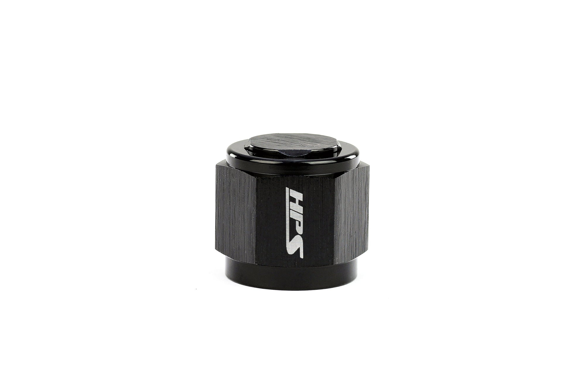 HPS Performance AN -4 Flare Female Cap Aluminum Black