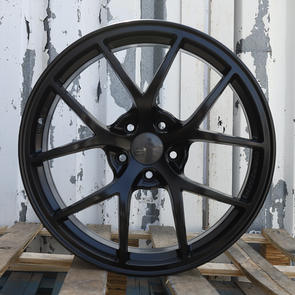 19x9.5" Satin Black RI-A BBS Wheels (5x120) Fits BMW 3 Series 5 Series