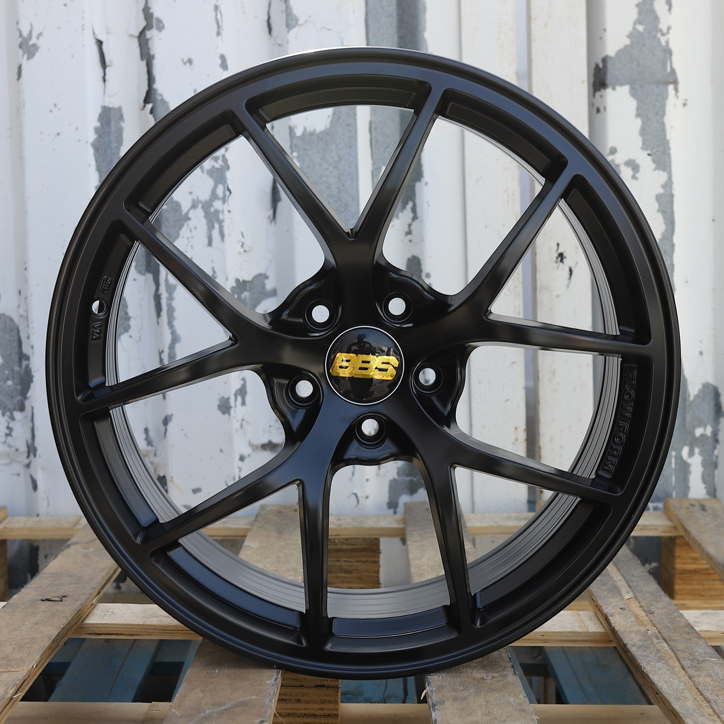 19x9.5" Satin Black RI-A BBS Wheels (5x120) Fits BMW 3 Series 5 Series