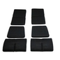 BRIDE Replacement Non-Recliner Fixed Back Seat Cushion Pads – Black Gradation Logo (3-Piece Set)