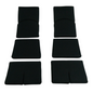 BRIDE Replacement Recliner Seat Cushion Pads – Black (3-Piece Set)