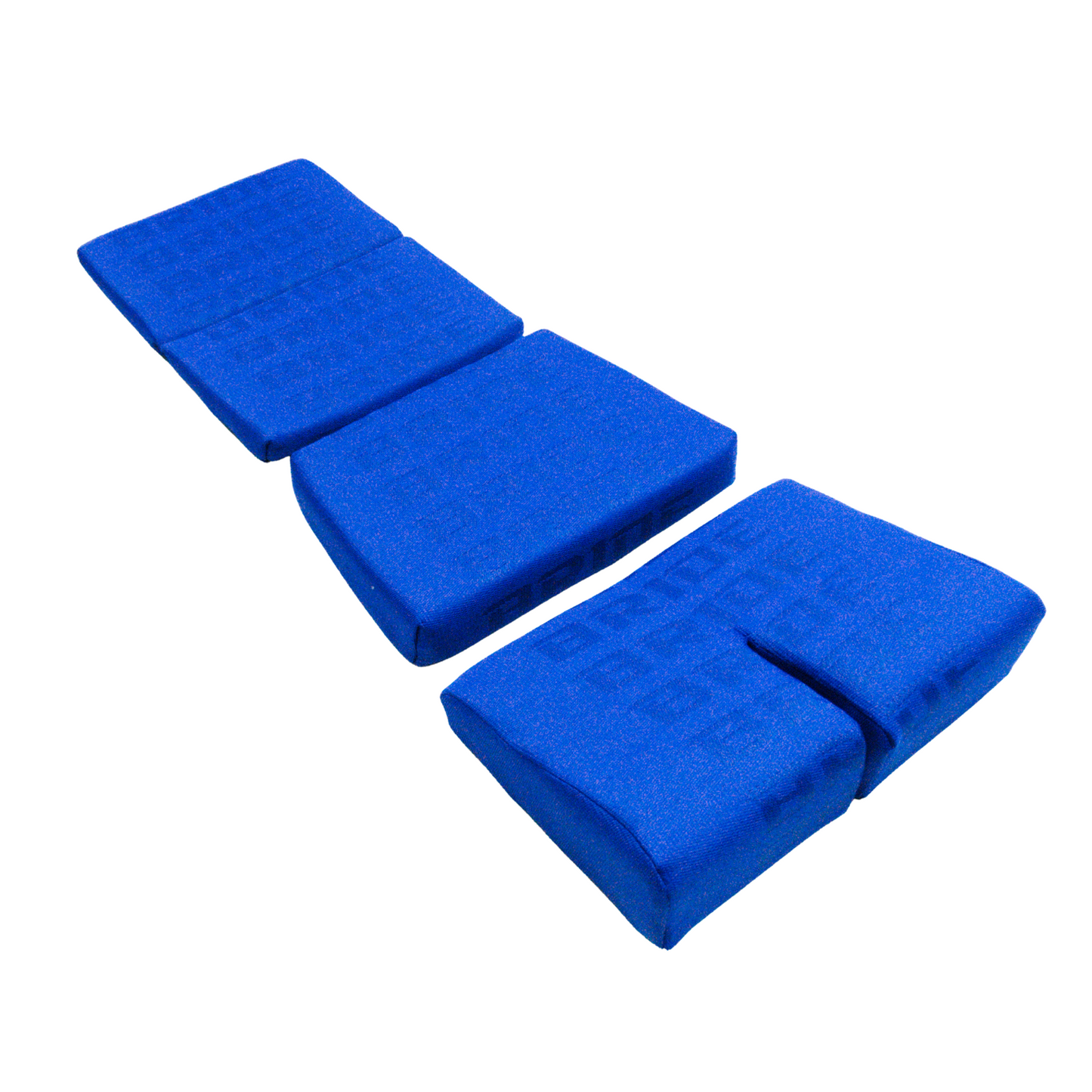 BRIDE Replacement Recliner Seat Cushion Pads – Blue Gradation Logo (3-Piece Set)