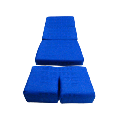 BRIDE Replacement Recliner Seat Cushion Pads – Blue Gradation Logo (3-Piece Set)