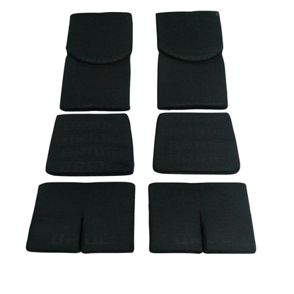 BRIDE Replacement Recliner Sea Cushion Pads – Black LOW MAX Gradation Logo (3-Piece Set)