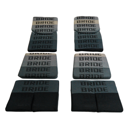 BRIDE Replacement Recliner Seat Cushion Pads – Gray Gradation Logo (3-Piece Set)