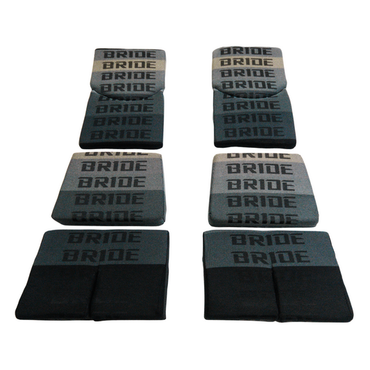 BRIDE Replacement Recliner Seat Cushion Pads – Gray Gradation Logo (3-Piece Set)